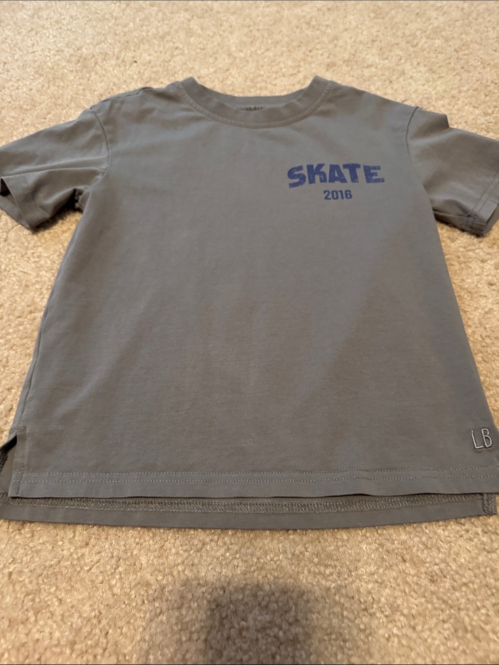 Little Bipsy Gray 'SKATE 2016' Short Sleeve Tee